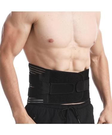 Back Support Back Brace Lumbar Support Lumbar Support Brace Adjustable Waist Decompression Belt Breathable Back Brace Double Back Support Belt(XX-Large) XX-Large Black - Buy Online on GoSupps.com