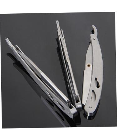 Beavorty Vintage Stainless Steel Razor for Men | Premium Inoxlm Razor Holder & Hair Clip - Perfect Gift for Men - Buy Online on GoSupps.com