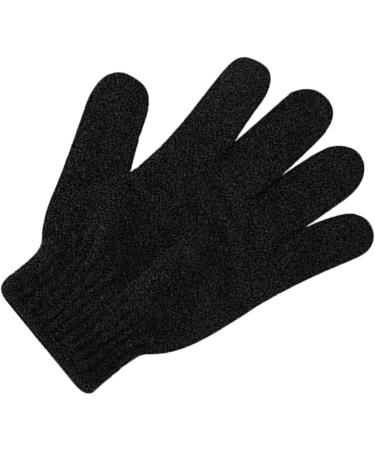 SDENSHI 6Pcs Exfoliating Gloves - Full Body Scrub Accessories for Men & Women | Black - Perfect for Shower & Bath - Buy Online on GoSupps.com