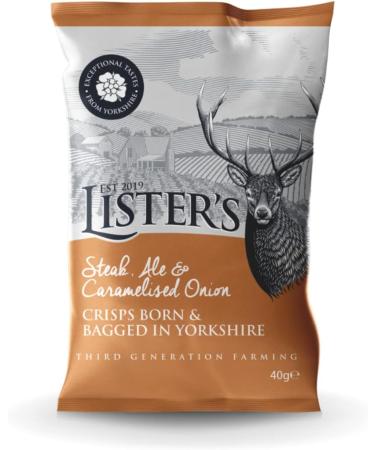 Listers Crisps Multipack Booster (12 x 40g) 12 Packs (Mixed Variety 2 of Each) - Buy Online on GoSupps.com