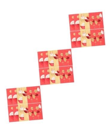 ABOOFAN 36 Pcs 2023 Year of The Rabbit Red Packets 2023 Zodiac Red Packet Money Packet Chinese Hongbao 2023 Chinese Red Money Envelope 2023 Spring Festival Red Bag Asia Paper Chinese Style