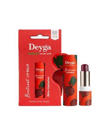 Beetroot Tinted Lip Balm | Nourishing Lip Care for Dry & Chapped Lips | Helps Reduce Lip Pigmentation | Natural Moisture & Soft Tint | For Women & Men | Stick Lip Balm (Red)