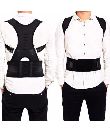 Compression Posture Corrector Belt for Men and Women Back Brace Posture Support Correctors Adjustable Straightener Supports Shoulder and Upper Back (Size : 2XL) (X) (Large) - Buy Online on GoSupps.com