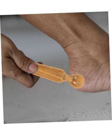 Minkissy 2-in-1 Lobaby Massage Roller & Body Hammer - Wooden Multi-Functional Meridian Massage Device for Neck & Foot Relief - Buy Online on GoSupps.com