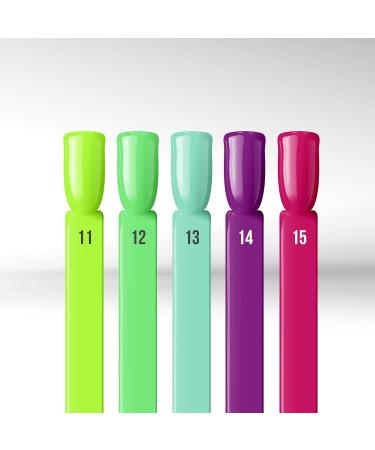 Yes! You UV Nail Polish Set - 10 Red Classic Gel Colors | Shellac Base Varnish Kit (45g) for Stunning Gel Nails - Buy Online on GoSupps.com