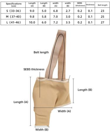 Bunion Corrector Orthopedic Splint | Big Toe Separator & Straightener for Hallux Valgus | Non-Surgical Pain Relief & Cracked Heel Remover | Size L (Khaki) - Buy Online on GoSupps.com