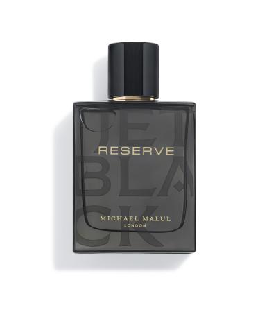 Michael Malul Jet Black Reserve Eau de Parfum for Men - 100ml | 3.4oz 1 Fl Oz (Pack of 1)