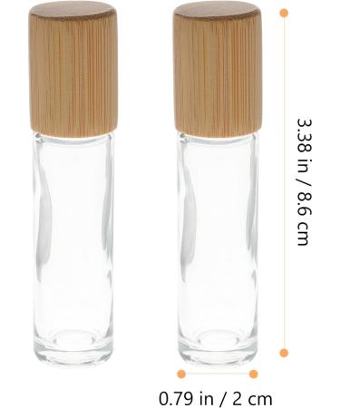 PACKOVE 10pcs 10ml Glass Roller Bottles - Refillable Essential Oil & Perfume Containers - Ideal for Cosmetics & Travel - Buy Online on GoSupps.com
