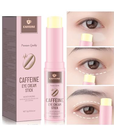 Caffeine Eye Cream Stick Eye Cream for Anti-Aging Dark Circles Puffiness and Wrinkles Hydrating Under Eye Cream with Hyaluronic Acid and Retinol Lifting And Firming Eye Cream 3g - Buy Online on GoSupps.com