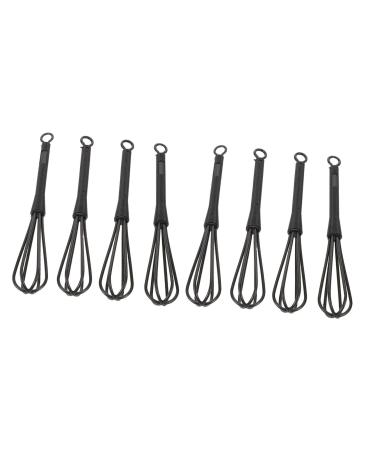 ERINGOGO Fouets M langeurs Manuels Pour Coloration Capillaire 8 Pi ces Taille Compacte Noir M langeur De Teinture Professionnel Usage Salon Et Domicile