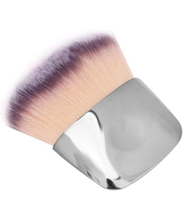 Mini Makeup Brush Foundation Makeup Brush with Short Handle Portable Powder Blush Brush with Soft Hair Beauty Tool for Women (Silver) - Buy Online on GoSupps.com