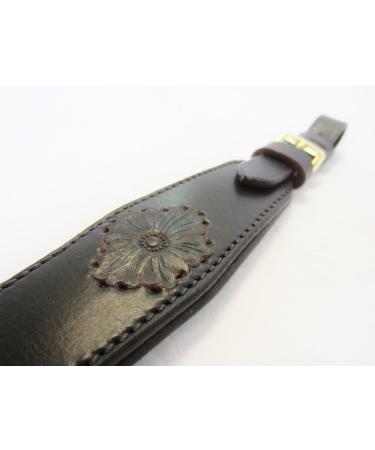 Buy PS Horse Articles Gold Edition Soft Leather Padded Flower Noseband - Decorated Black | International Shipping Available - Buy Online on GoSupps.com