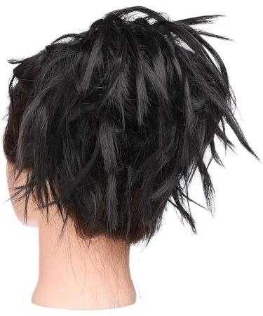 Tousled Hair Extensions Scrunchie - Brown Blonde Updo Bun Ponytail - Buy Online on GoSupps.com