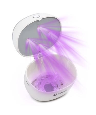 ALNEC White Retainer Case UVC Sanitizer for Invisalign, Dentures, Night Guards & Braces - Buy Online on GoSupps.com