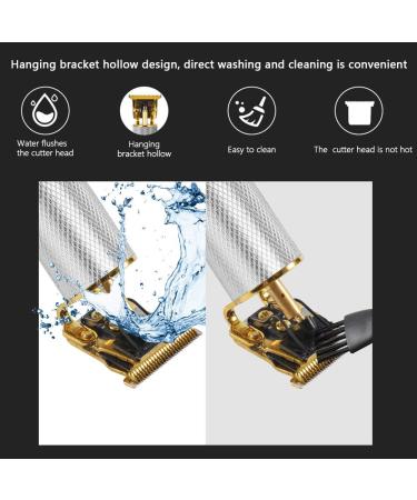 Professional Hair Trimmer Hair Clipper Cordless Outliner Kit USB Rechargeable Electric T-Blade Trimmer Hair cuttings Pro Li Outliner for Men Zero Gapped Detail Barber with 4 Guide Combs Brush - Buy Online on GoSupps.com