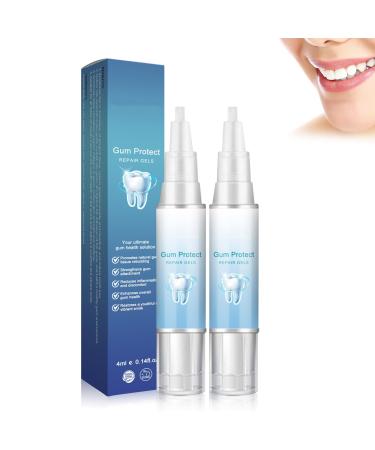 Neslemy Gum Shield Therapy Gel Dentizen Gum Therapy Gel Gum Repair Treatment Gel Teeth Whitening Gum Shield Neslemy Gum Gel Teeth Whitening Gel (2pcs)