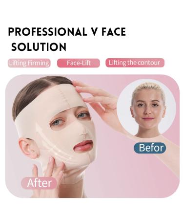 Full Face Lift Sleeping Belt | Thin Facial Massage Shaper | Double Chin Slimming Strap | Reusable & Breathable Face Mask for Women - Buy Online on GoSupps.com