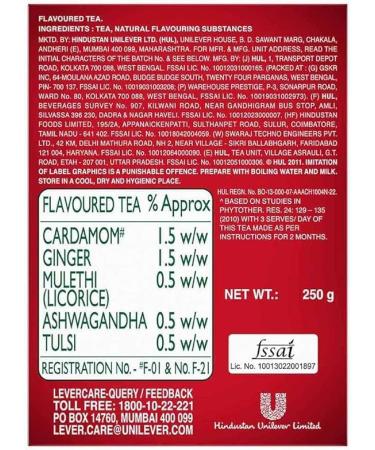 Seelans Superstore | Brooke Bond Red Label Natural Care Tea Indian Flavored Black Tea | Enhance Immunity | 250gm/Pack | Tea | Indian Origin - Buy Online on GoSupps.com
