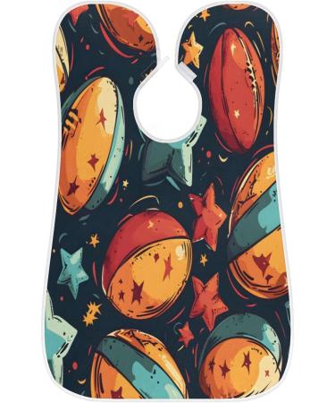 Beard Bib Apron for Men | Hair Catcher & Shaving Aid | Perfect Father's Day & Christmas Gift | Unique Sports Balls & Pentagram Design - Buy Online on GoSupps.com