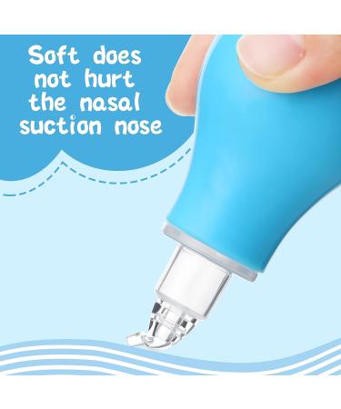 6 Pcs Silicone Baby Nasal Aspirator Bulb - Safe Reusable Nose Sucker for Kids, Newborns, Infants - Colorful Baby Nose Aspirator for Ear Wax Removal - Buy Online on GoSupps.com