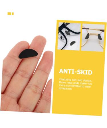 Buy Lurrose 90 Pairs Self-Adhesive Glasses Nose Pads - Glow Silicone Repair Pads for Sunglasses & Glasses - Black - 1.9x0.1cm - International Shipping Available - Buy Online on GoSupps.com