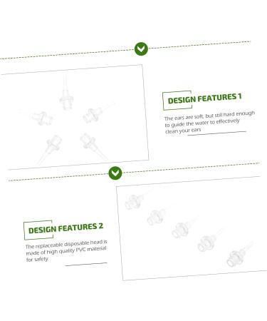 30 Pcs Disposable Ear Cleaning Nozzle Kit - Ear Flush Accessories for Ear Irrigation Flushing System - Buy Online on GoSupps.com