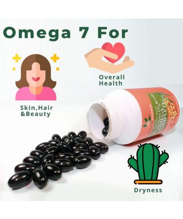 Sea Buckthorn Oil Blend - Omega-7 Complete Softgels - 120 Count - Buy Online on GoSupps.com