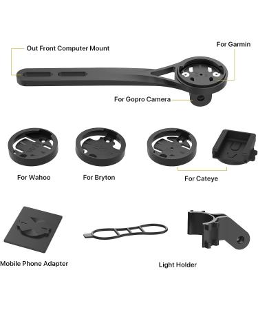Cycling Computer Mount for Road Bikes - Garmin, Wahoo, Bryton, Cateye Compatible - Buy Online on GoSupps.com