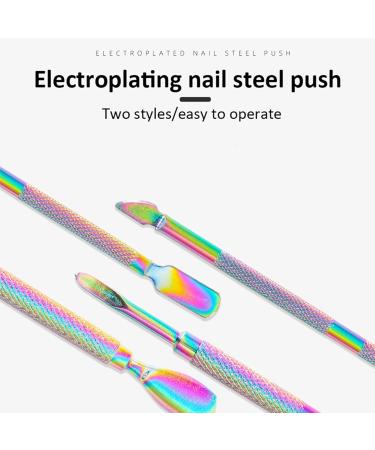 Colorful Cuticle Trimmer Nail Cuticle Nipper Clipper Cuticle Nippers with Cuticle Pusher Cuticle Cutter Durable Pedicure Manicure Tools for Fingernails Toenails - Buy Online on GoSupps.com