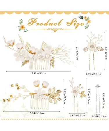 Shop Kleemeiero 22 Stk Wedding Hair Jewelry - Elegant Bridal Comb & Pearl Hairpins for Brides & Girls - Buy Online on GoSupps.com