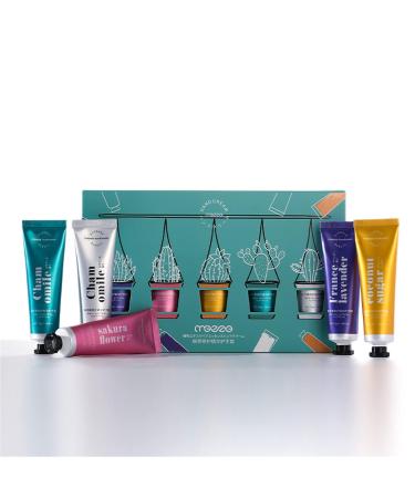 Vegan Plant Fragrance Hand Care Cream - 5pcs Mini Moisturizers for Dry Cracked Hands - Nourishing Formula for Soft Hands - Buy Online on GoSupps.com