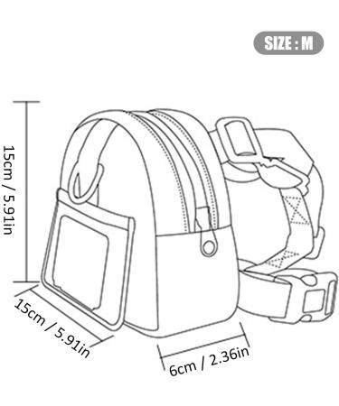 Zonewd Dog Dishes & Backpack | Waterproof School Bag for Puppies - Double D Ring Design for Samojede & Golden Retriever | Shop Internationally - Buy Online on GoSupps.com