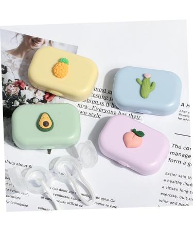 JECOMPRIS 20 STK Colored Contact Lenses - Fall Mirror Film Cartoon Lens Tank & Portable Suitcase Caricature Glasses Case for International Shipping - Buy Online on GoSupps.com
