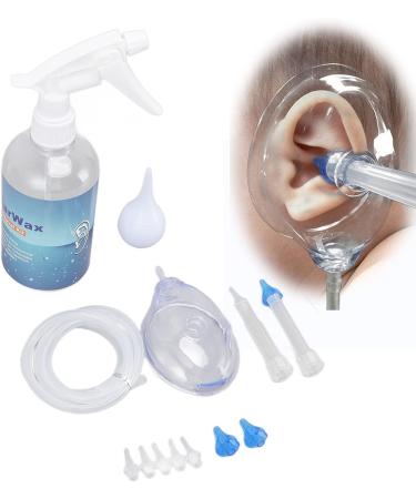 Professional 500ml Ear Washer Bottle System for Ear Wax Removal with Ear Muff - Home Ear Cleaning Kit - Buy Online on GoSupps.com