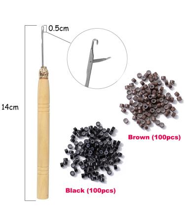 Black Hair Tinsel Kit - 6pcs, 1200 Strands, Heat Resistant Fairy Hair Extensions for Women, Girls, Kids - 47Inch Black - Buy Online on GoSupps.com