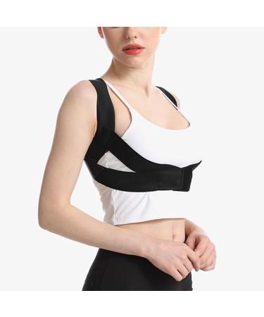 PERZOE Lightweight Discreet Support Garment Humpback Corrector Breathable Invisible Unisex Posture Support Healthier Posture Corrector Black M Medium Black - Buy Online on GoSupps.com