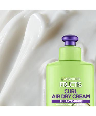Garnier Fructis Curl Air Dry Cream Sulfate-Free Defining Butter Cream for All Curl Types with Coconut Oil and Elasto-Protein 300mL 300 ml (Pack of 1) Butter cream - Buy Online on GoSupps.com