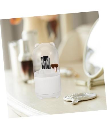 Tofficu Pencil Holder Clear Acrylic Makeup Organizer Pen Holder Eyebrow Pencil Hairbrush To Rotate - Buy Online on GoSupps.com