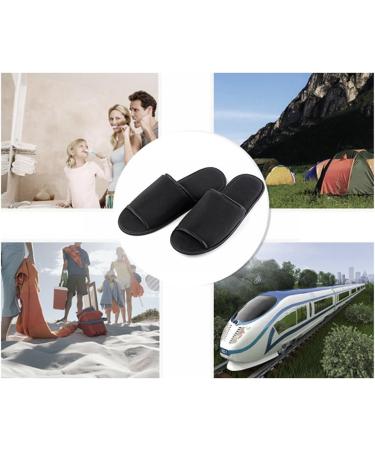 Comfysail Foldable Portable Towelling Slippers | Washable Grey | Travel Spa Hotel/Home Guest | Size 34-43 - Buy Online on GoSupps.com