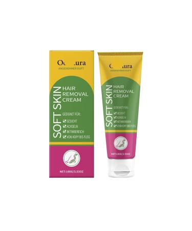 Cr me D pilatoire Douce Et Apaisante - Convient Tous Les Types De Peau pilation Rapide Facile Du Visage Des Aisselles Maillot Corps Apaise R pare La Peau Apr s Utilisation(2PCS)
