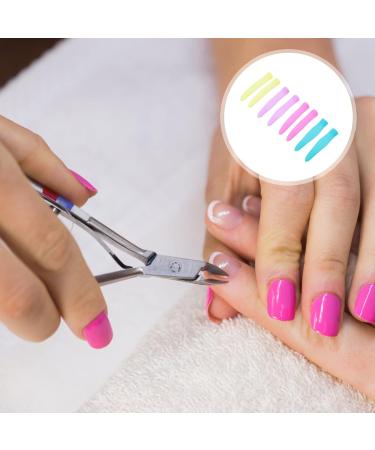 FRCOLOR 4 Pairs Cuticle Nipper Handle Sleeve Siliconescissors Cover Embroidery Scissors with Scissors Handle Nail Scissors Sewing Non-Slip Silicone Cover Silica Gel - Buy Online on GoSupps.com