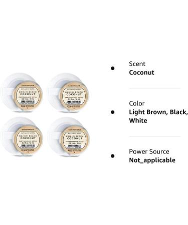 Bath and Body Works Waikiki Beach Coconut Scentportable Refill Pack - 0.2 Oz, 4 Pack - Buy Online on GoSupps.com