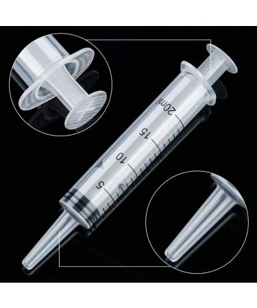 20Pcs Refillable 10ml Mini Clear Lip Gloss Containers for DIY Balm with Syringe - Buy Online on GoSupps.com