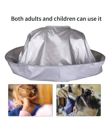 Hair Cape Wrap for Salon & Barber - Silver Hairdressing Umbrella Cloak for Adults - Buy Online on GoSupps.com