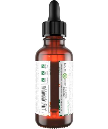 Horseradish Flavour Drop 500ml - Highly Concentrated Versatile Food Flavouring - Vegan, Non-GMO, Gluten-Free - Buy Online on GoSupps.com