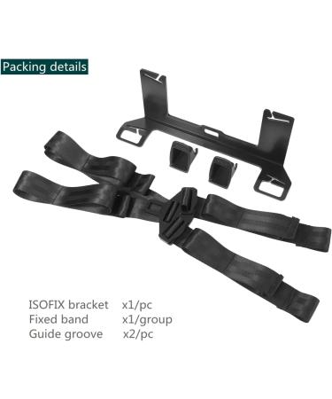 Hancaner Car Safety Seat Universal Steel Latch | ISOFIX Belt Connector & Seat Belt Mount for Enhanced Safety - Buy Online on GoSupps.com