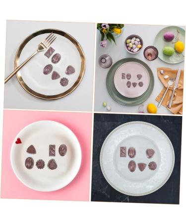 STOBAZA 6pcs Simulation Chocolate Egg Noodles Food 3d Pvc Black 3.9X2.8X1.8CM - Buy Online on GoSupps.com