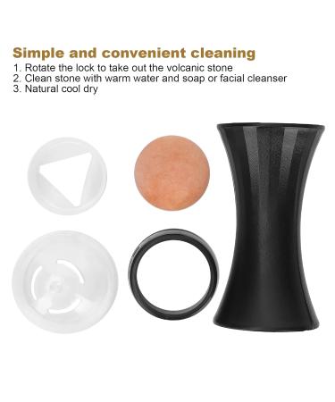Oil Absorbing Volcanic Face Roller | Mini Reusable Facial Tool for Oily Skin Care & Massage - Buy Online on GoSupps.com