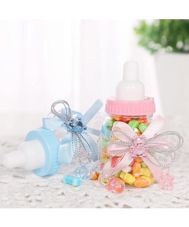 24Pcs Pink Baby Shower Feeding Bottle Candy Box Favors for Baby Shower Decoration - Buy Online on GoSupps.com