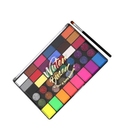 Didiseaon 1 Set Painting Set Body Pigment Face Painting Kit Makeup Greasepaint Body Paint Face Pigment Facial Adornment Paint Face Makeup Paint Halloween Pigment Powder Child Party Supplies